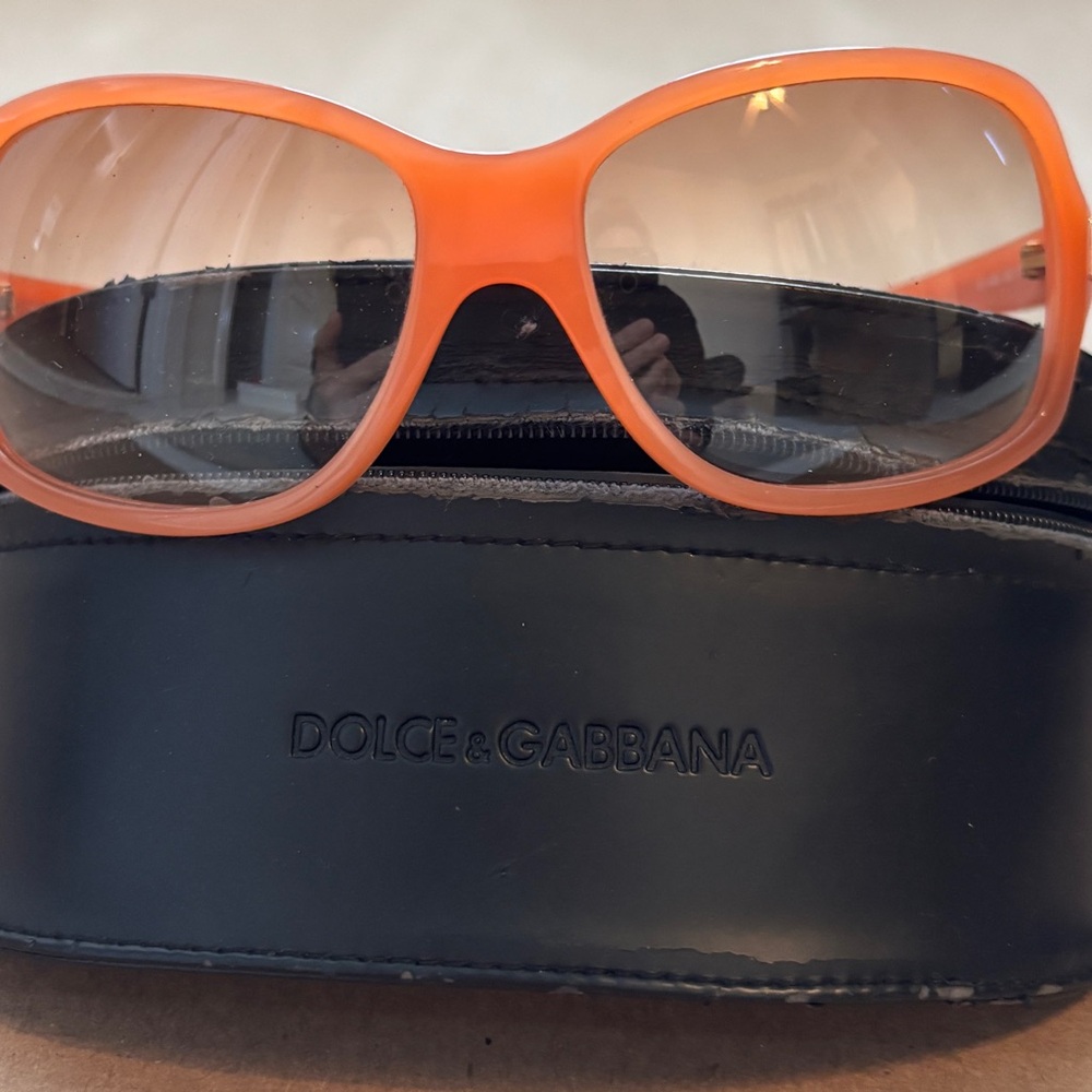 Dolce & Gabbana Orange Sunglasses